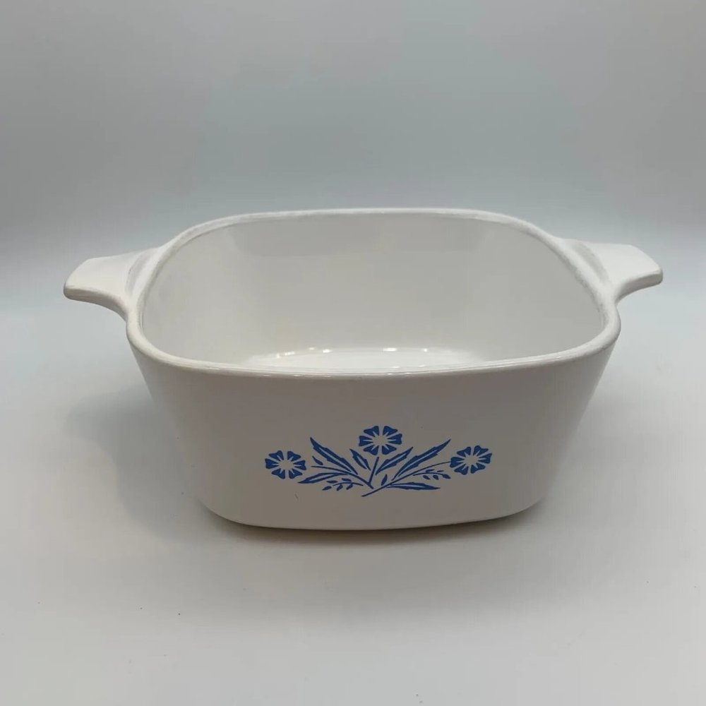 Vintage Corning Ware P-43-B Blue Cornflower 2 3/4 Cup Baking Dish No Lid